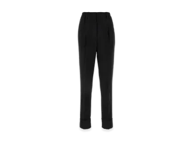 PRADA Women's Wool Blend Pant "Black"
