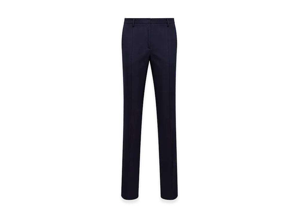 PRADA Women's Tailored Pants "Dark Blue"