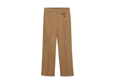 PRADA Women's Poplin Pants "Brown"