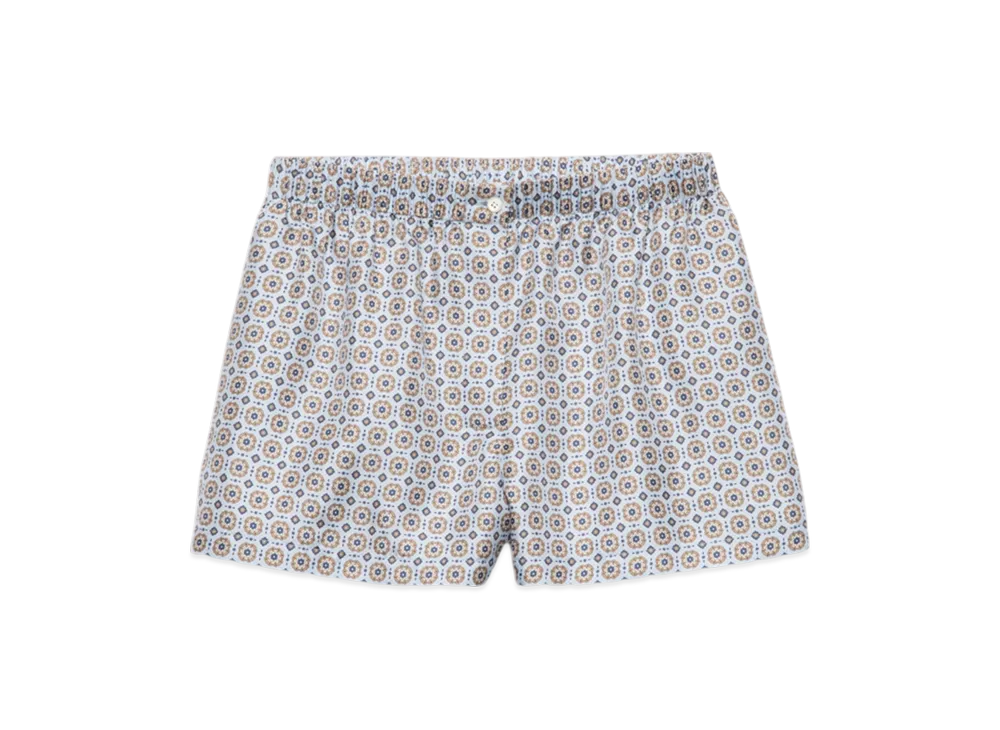 PRADA＊Printed silk twill shorts シルク ショートパンツ＊送込 PRADA Women's Printed Silk Twill Shorts 
