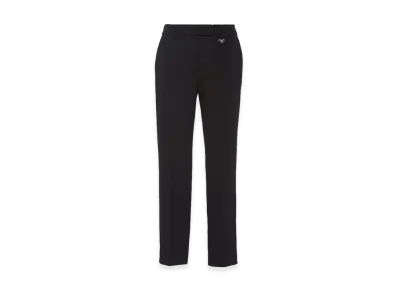 PRADA Women's Grain De Poudre Pants "Black"