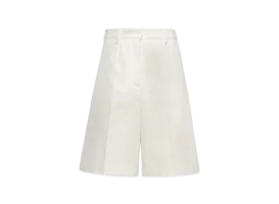 PRADA Women's Drill Bermudas "White"