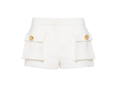 PRADA Women's Natte Shorts "White"