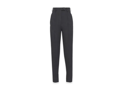 PRADA Women's Stretch Natte Pants "Anthracite Gray"