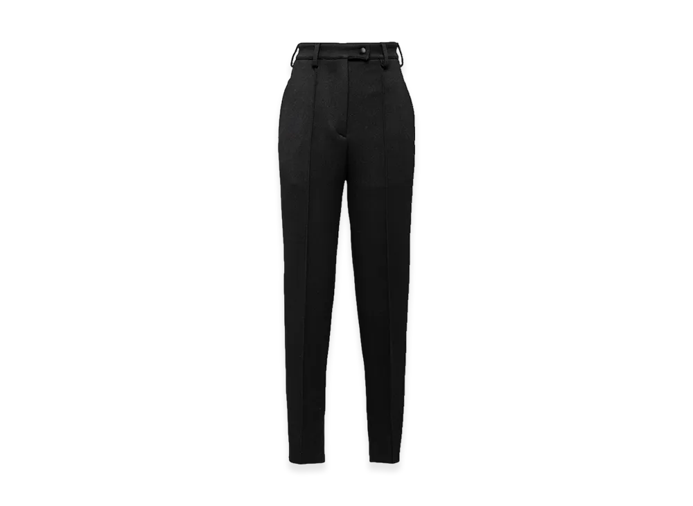 PRADA Women's Stretch Natte Pants "Black"