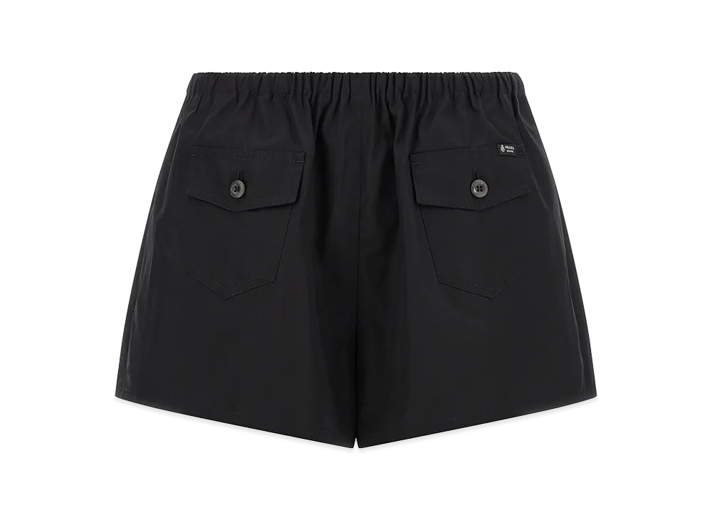 PRADA Women's Poplin Shorts "Black"