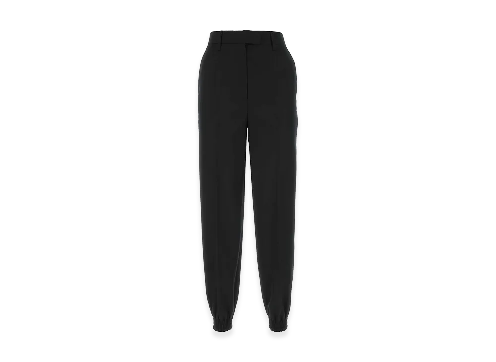 PRADA Women's Wool Joggers "Black"