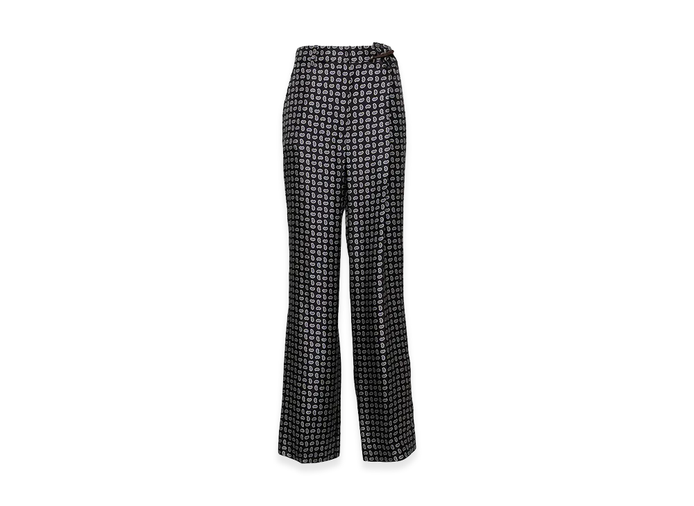 PRADA Women's Gabardine Trousers "Blue"