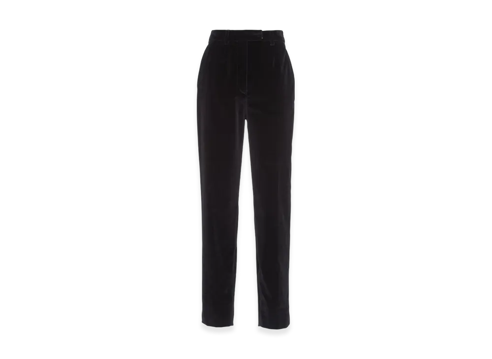 PRADA Women's Velvet Pants "Black"