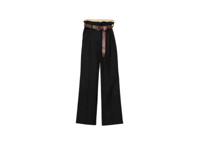 PRADA Women's Gabardine Pants "Black"