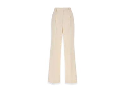 PRADA Women's Cotton Wide-Leg Pant "Beige"