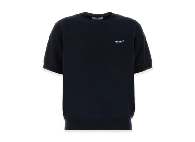 PRADA Women's Knit T-Shirt "Blue"