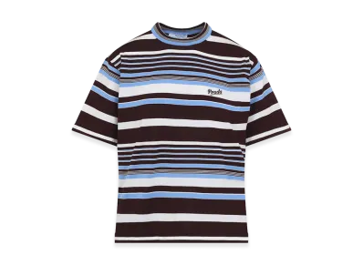 PRADA Women's Logo Intarsia Sweater "Stripped"