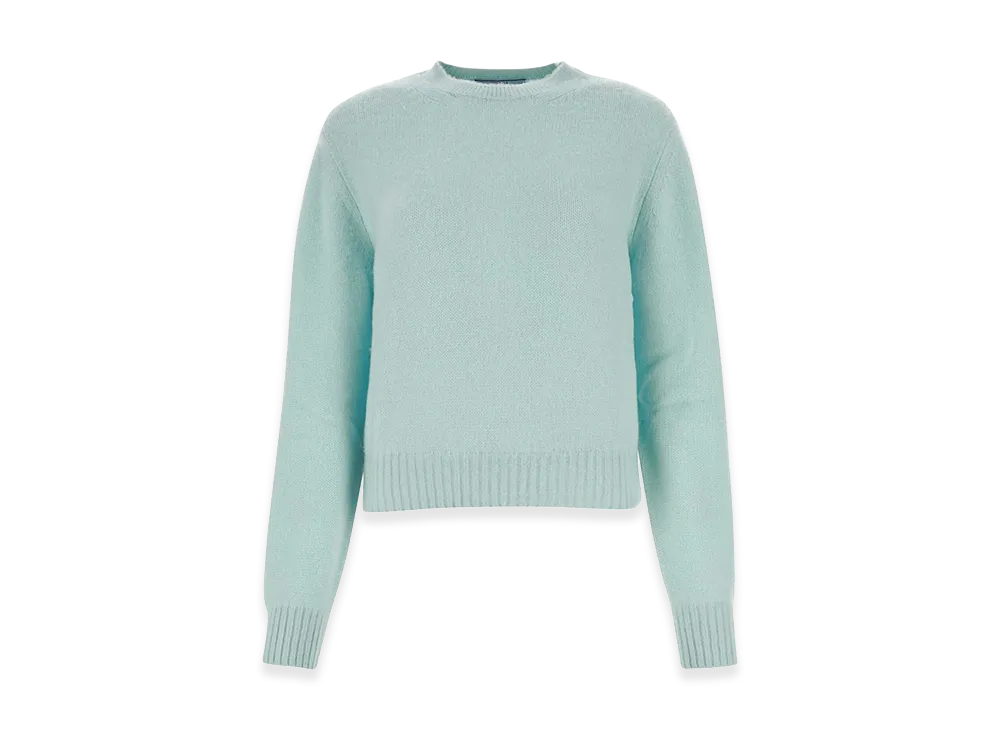 PRADA Women's Tiffany Cashmere Sweater "Lightblue"