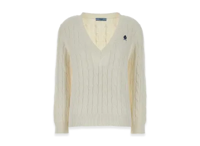 PRADA Wonen's Cotton Sweater "White"