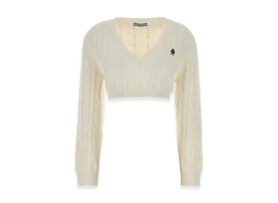 PRADA Wonen's Cotton Sweater "White"