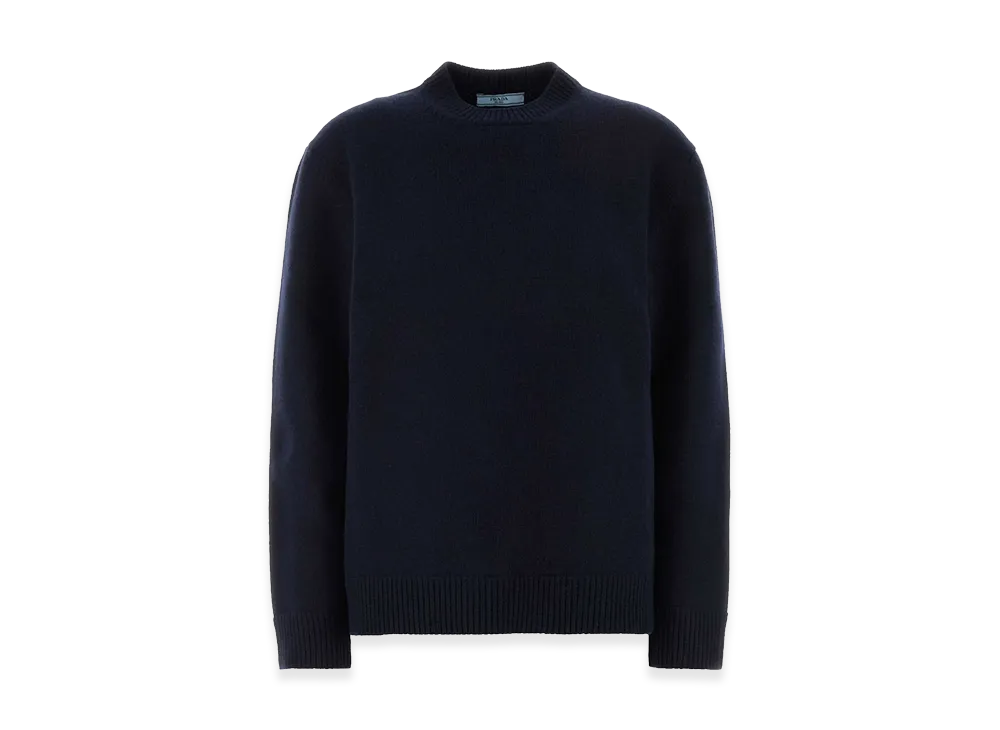 PRADA Women's Wool Sweater "Navy Blue"