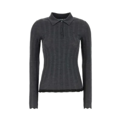 PRADA Women's Knit "Ardesia/Moro"