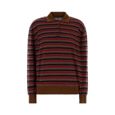 PRADA Women's Knit "Tabacco/Ardesia"