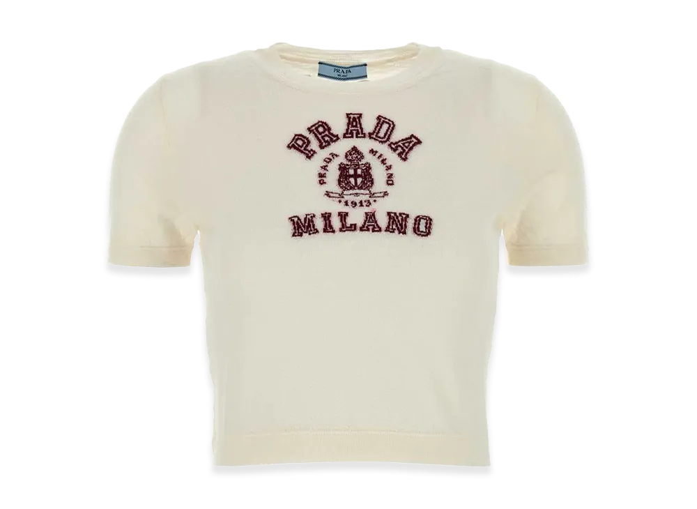 PRADA Women's Cashmere Sweater "White"