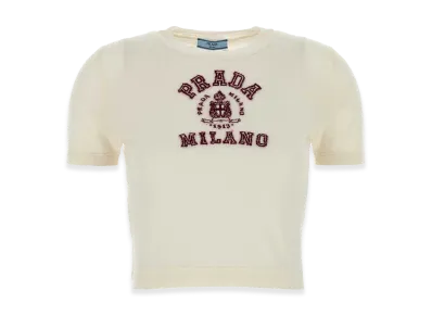 PRADA Women's Cashmere Sweater "White"