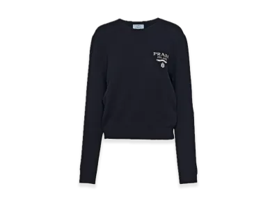 PRADA Wool x Cashmere Sweater "Navy"