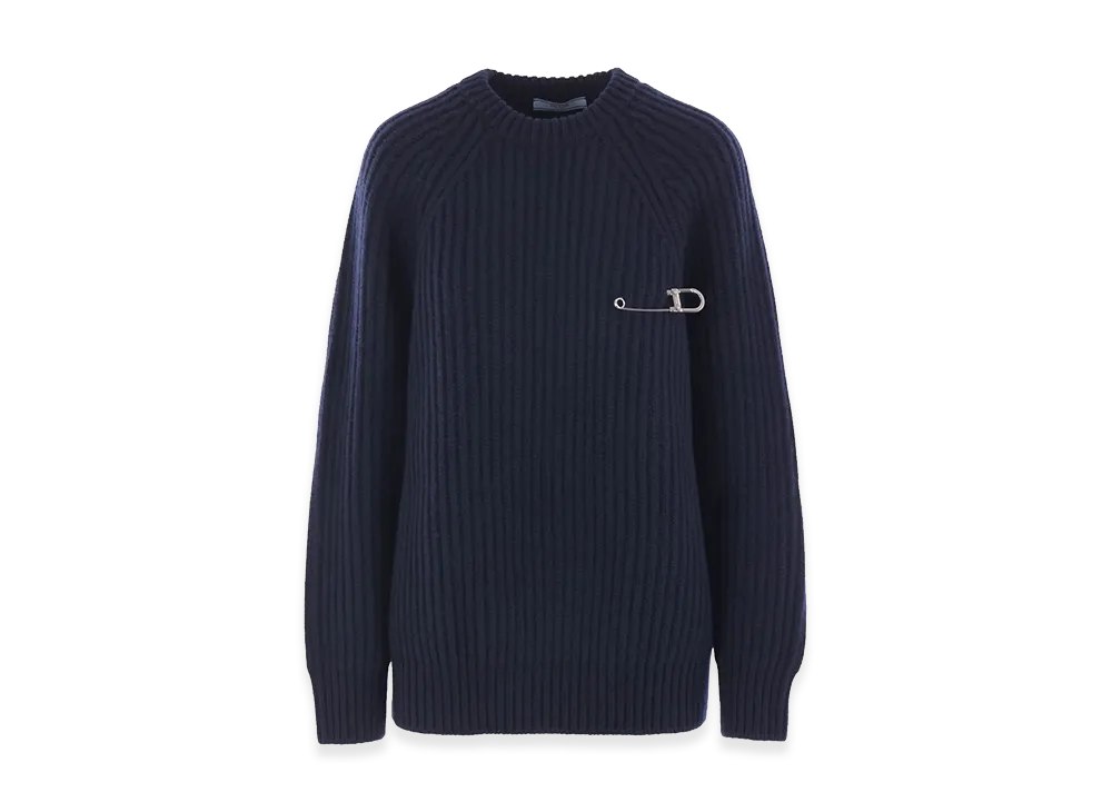 PRADA Women's Pin Sweater "Blue"