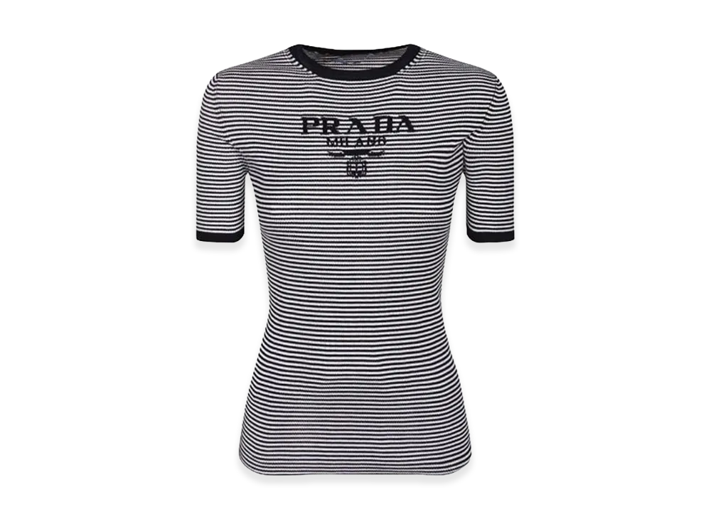 PRADA Women's T-Shirt "Black/White"