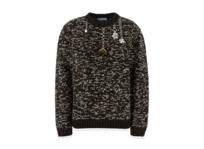 PRADA Women's Two-Tone Wool Oversize Sweater "Multicolor"