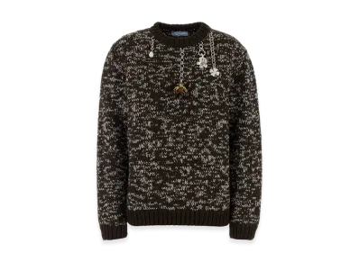 PRADA Women's Two-Tone Wool Oversize Sweater "Multicoloured"
