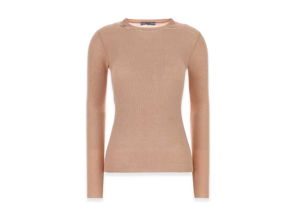 PRADA Women's Wool Sweater "Pink"