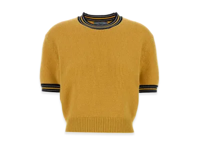 PRADA Women's Cashmere Bled Sweater "Yellow"