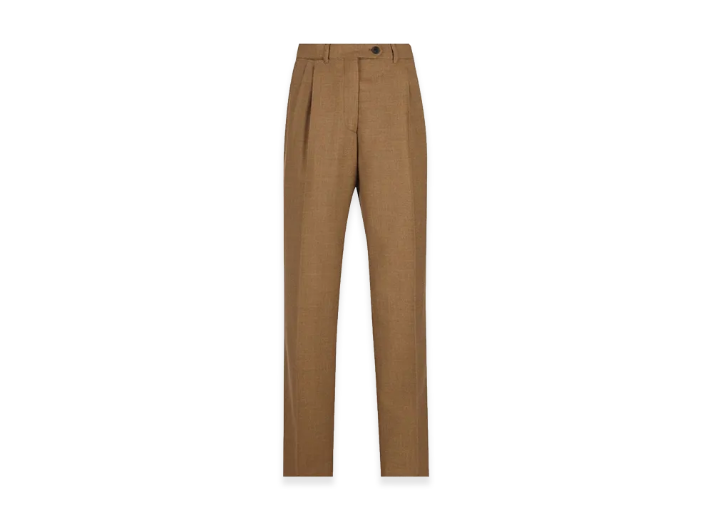 PRADA Women's High Waist Pants "Brown"