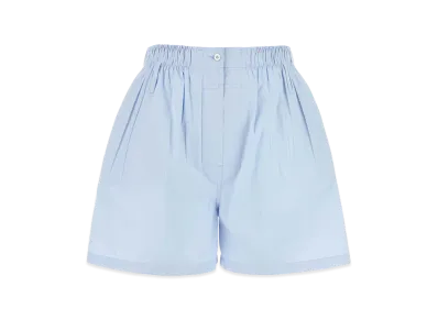 PRADA Women's Poplin Shorts "Lightblue"