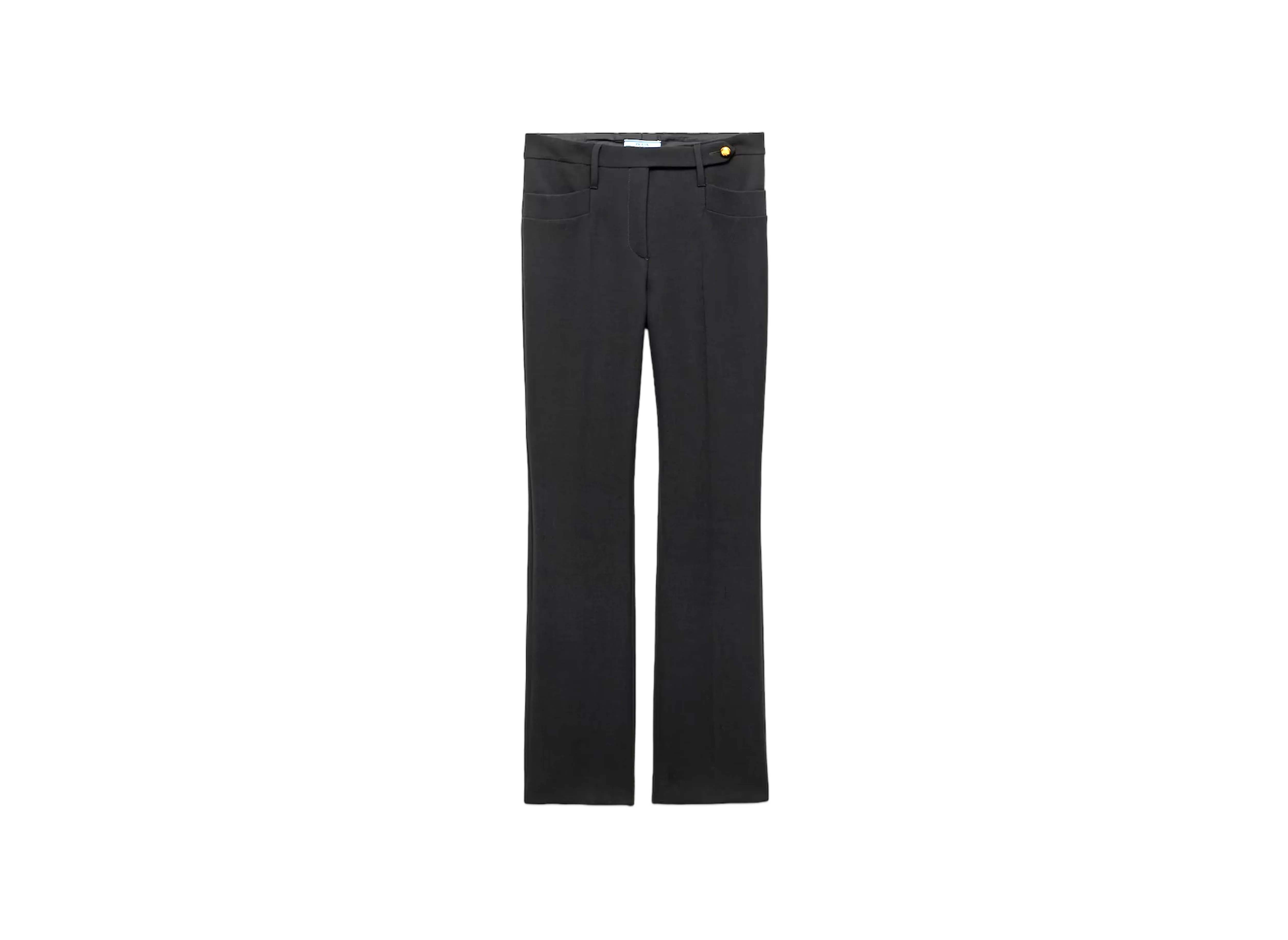 PRADA Women's Natte Trousers "Black"