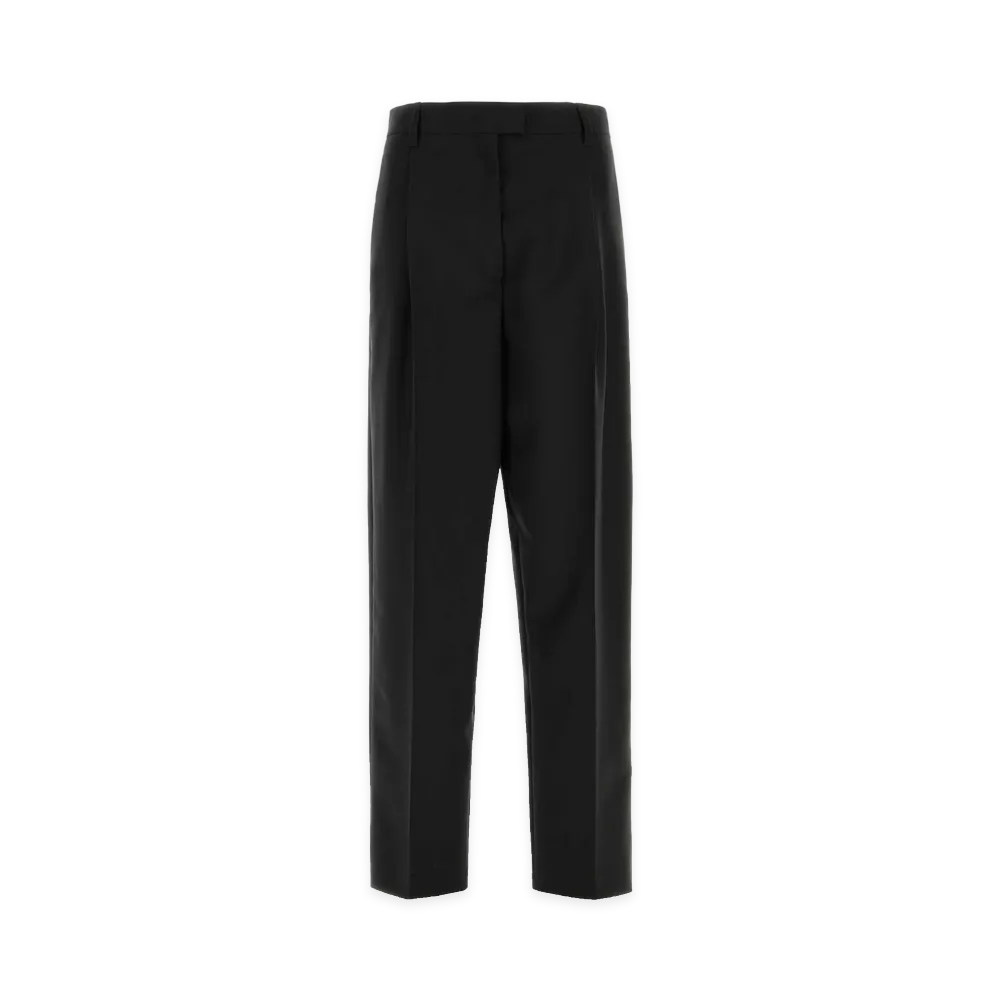 PRADA Women's Wool Blend Pant "Black"