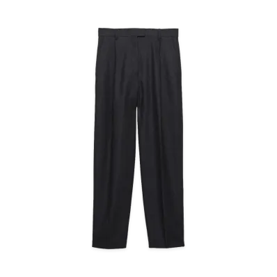 PRADA Women's Re-Wool Pants "Anthracite Gray"