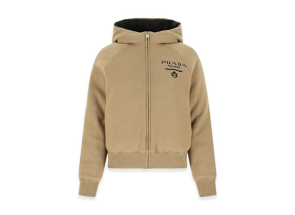 PRADA Women's Cashmere Blend Down Jacket "Camel"