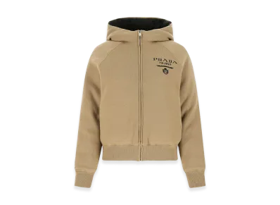 PRADA Women's Cashmere Blend Down Jacket "Camel"