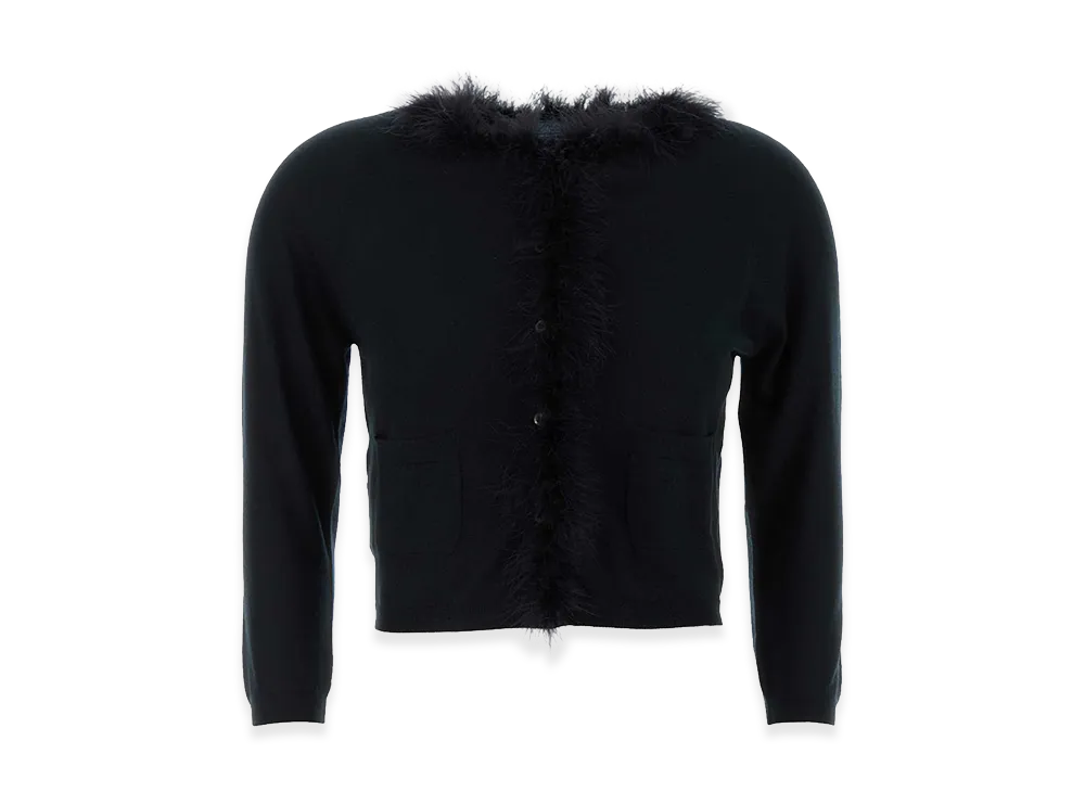 PRADA Women's Cashmere Cardigan "Black"