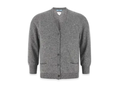PRADA Women's Cashmere Cardigan "Gray"