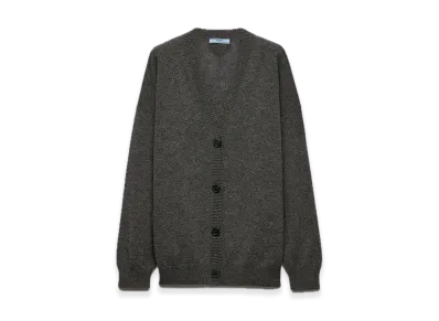 PRADA Cashmere Cardigan "Gray"