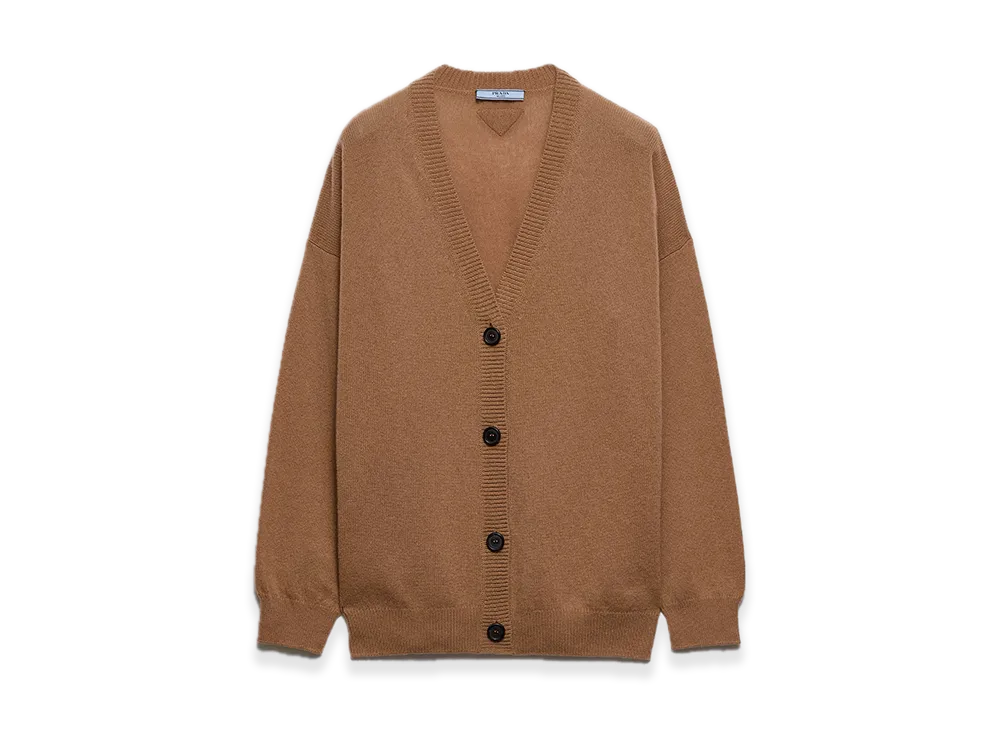 PRADA Cashmere Cardigan "Beige"