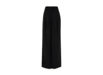 PRADA Women's Cashmere Wide-Leg Pant "Black"