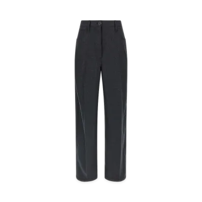 PRADA Women's Flannel Pants "Gray"
