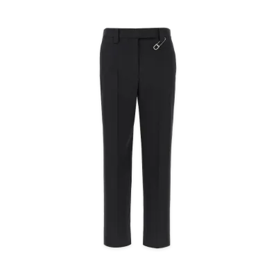 PRADA Women's Brooch Pants "Gray"