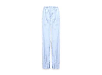 PRADA Women's Striped Pants "Lightblue"