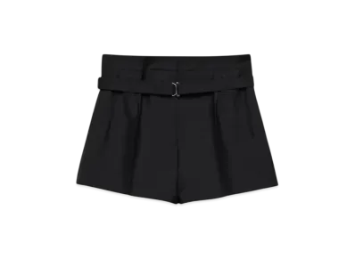 PRADA Women's Kid Mohair Shorts "Black"