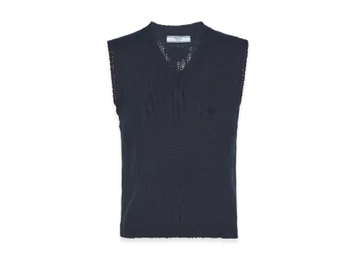 PRADA Women's Cashmere Vest "Navy"