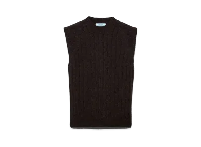 PRADA Women's Wool Vest "Brown"
